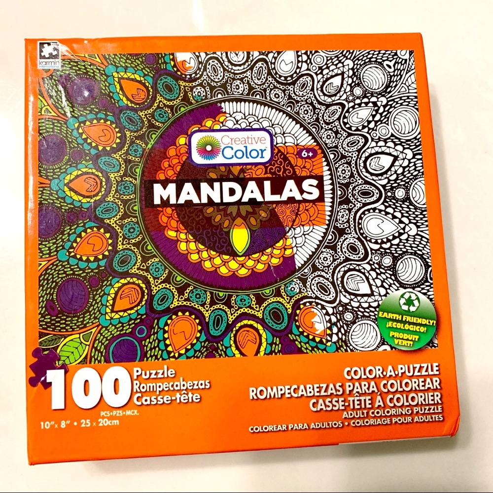 MANDALAS Color -a- Puzzle (100 Piece)